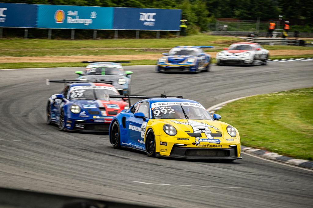 Silas Rytter imponerede alle med podieplads i Porsche Carrera Cup Scandinavia
(Foto: Grippo)